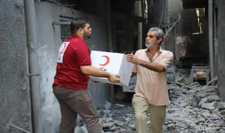 Türk Kızılay’dan Gazze’deki sivillere yardım