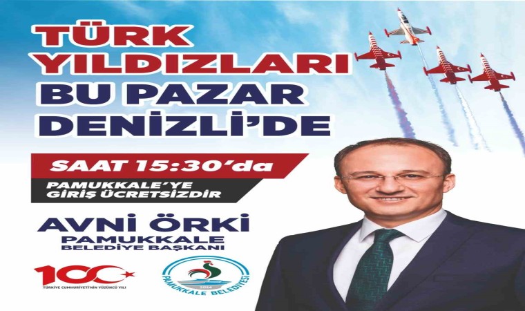 Türk Yıldızları Pamukkaleye geliyor