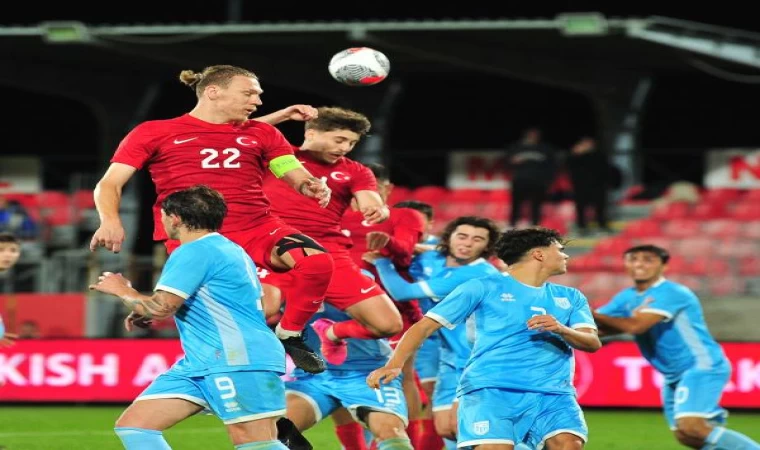 Ümit Milli Futbol Takımı, San Marino’yu 5-0 yendi