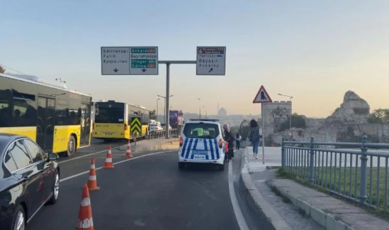 Vatan Caddesi 29 Ekim provaları nedeniyle trafiğe kapatıldı