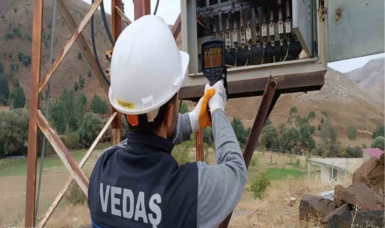 VEDAŞtan termal kamerayla bakım onarım çalışması