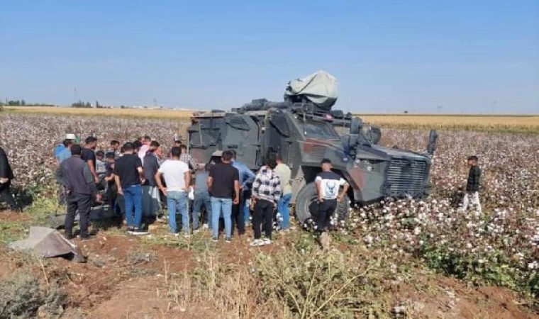 Zırhlı araç tarlaya devrildi; 3 asker yaralandı