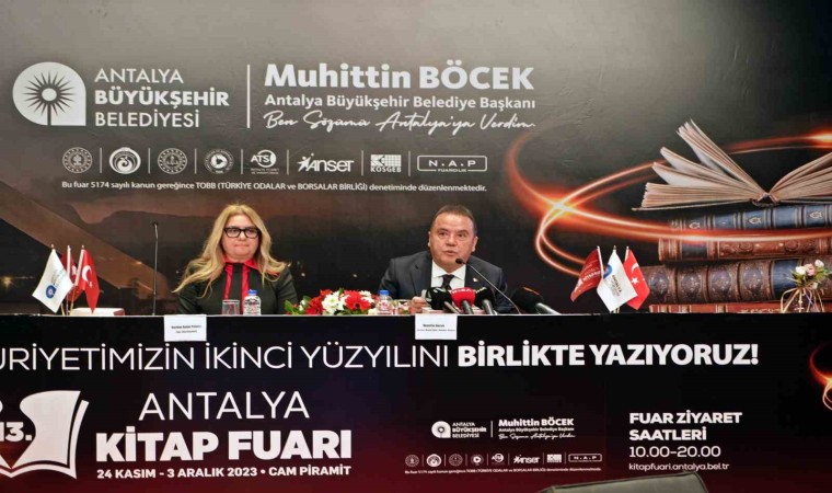 13. Antalya Kitap Fuarı 24 Kasımda başlıyor