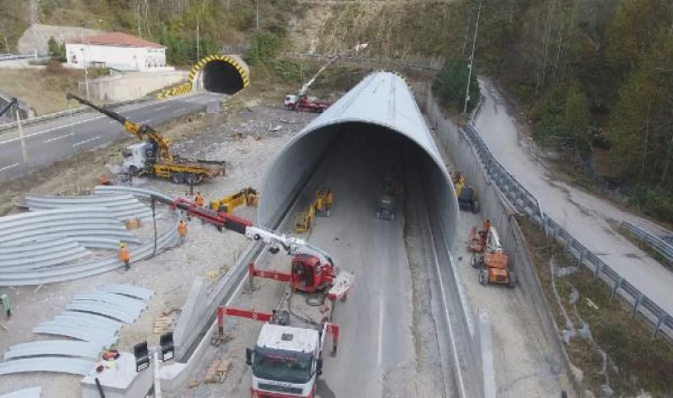 90 metre uzatılan Bolu Dağı Tüneli yarın ulaşıma açılıyor