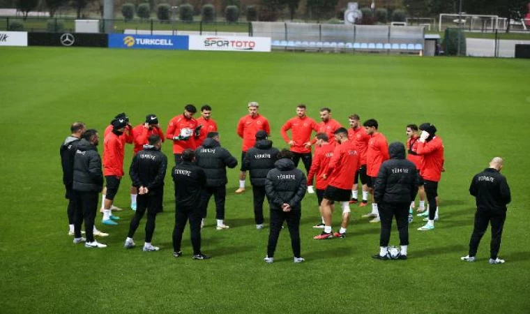 A Milli Futbol Takımı, Almanya ve Galler maçlarının hazırlıklarına başladı