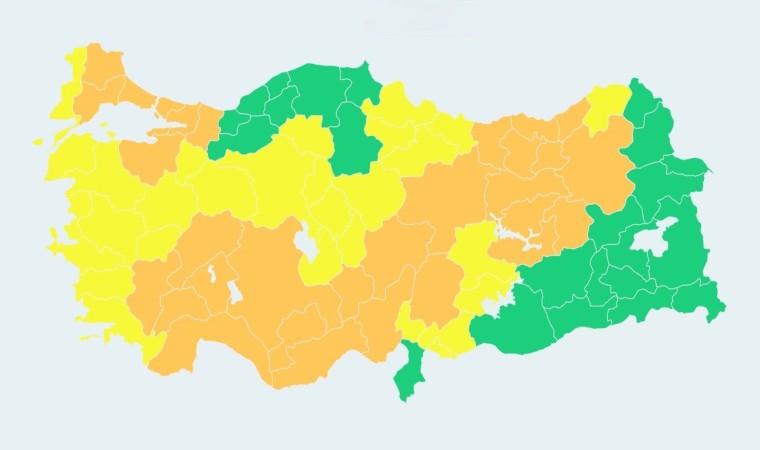 AFADdan Aydına sarı kod