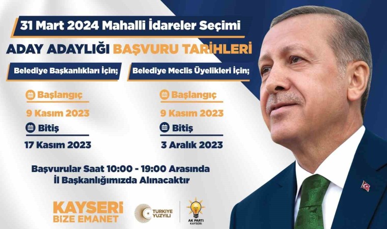 AK Parti Kayseride yerel seçim mesaisi başladı