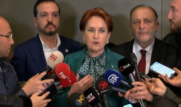 Akşener: Bu bir devlet krizi; çok tehlikeli