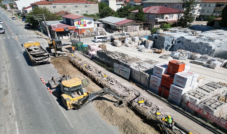 Akyazının altyapı çalışmasında sona gelindi