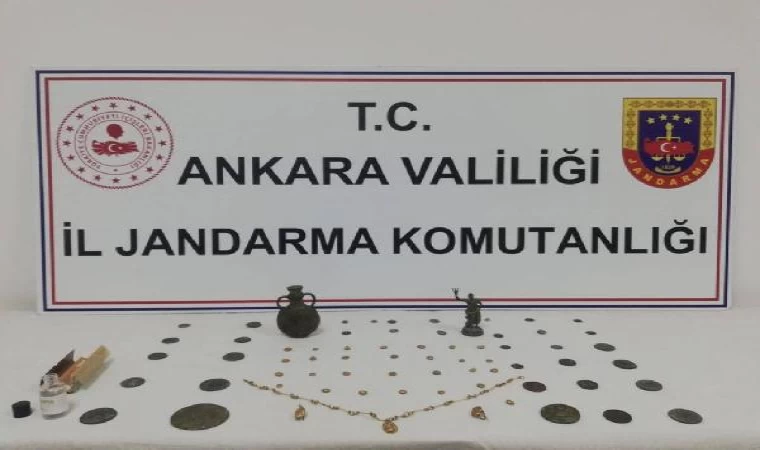 Ankara’da 63 sikke ele geçirildi