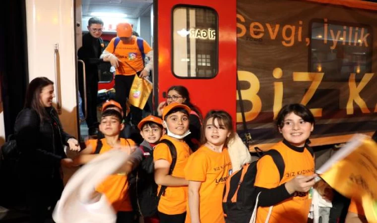 Ankara’dan yola çıkan LÖSEV Sevgi Treni, Kayseri’ye ulaştı