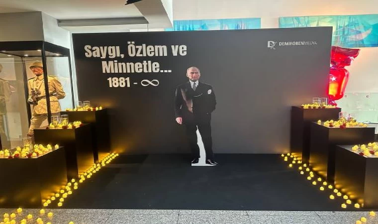 Atatürk vefatının 85’inci yılında Demirören Medya Center’da anıldı