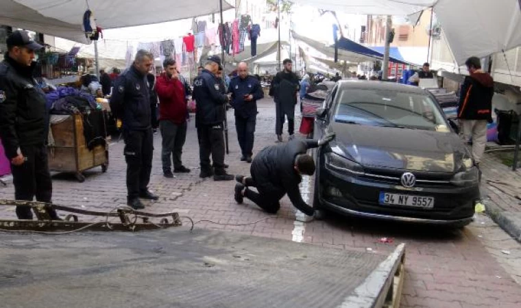 Avcılar’da pazardaki sahipsiz otomobil çalıntı çıktı