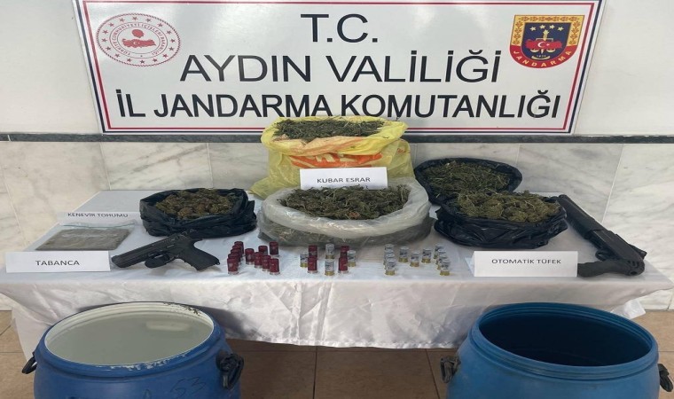 Aydında 1 ayda 4,5 kilo uyuşturucu ele geçirildi