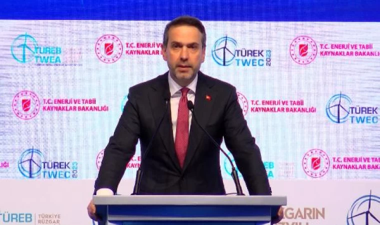 Bakan Bayraktar: Elektrik ihtiyacımızı rüzgar enerjisinden sağlamayı hedefliyoruz