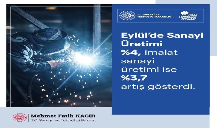 Bakan Kacır: Sanayi üretimindeki yükselişin lokomotifi, teknoloji üretimi oldu