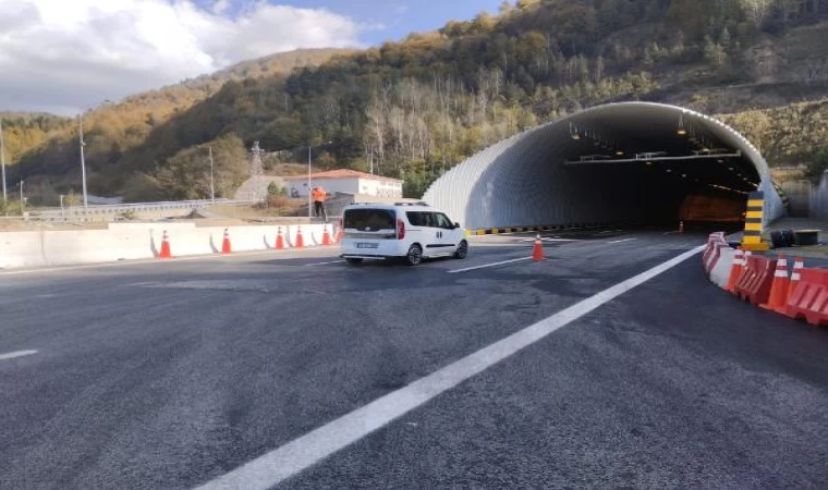 Bakan Uraloğlu, 90 metre uzatılan Bolu Dağı Tüneli’nin açılışını yaptı/ Ek fotoğraflar