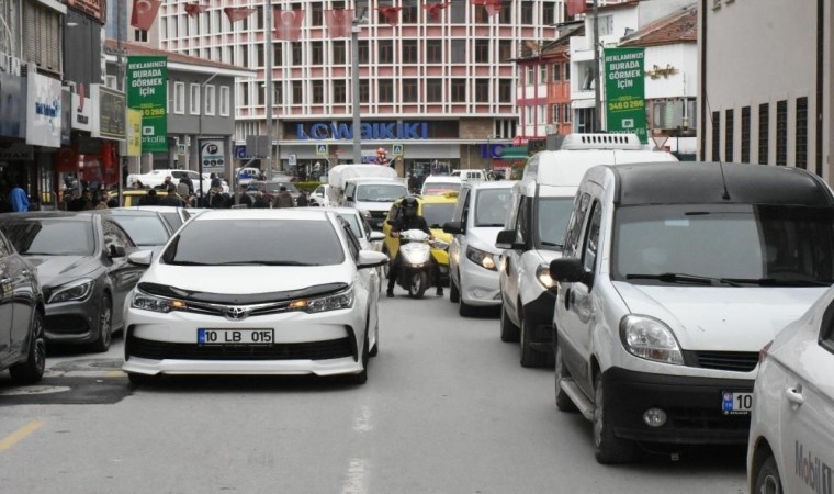 Balıkesirde Ekim ayında araç sayısı 579 bin oldu