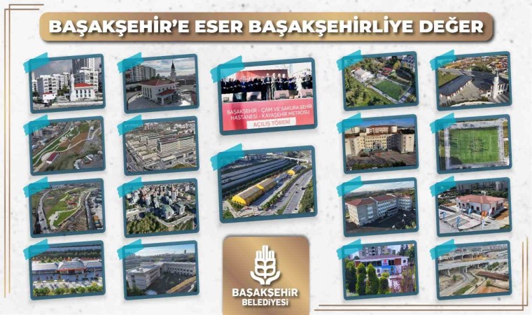 Başakşehir Belediyesi, “Başakşehire eser, Başakşehirliye değer” sloganıyla çalışmalarına devam ediyor