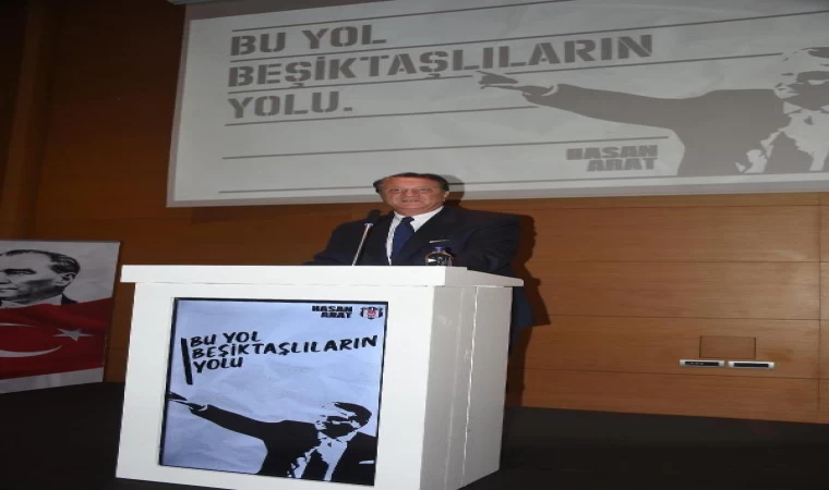 Başkan adayı Hasan Arat, İzmirli Beşiktaşlılarla buluştu