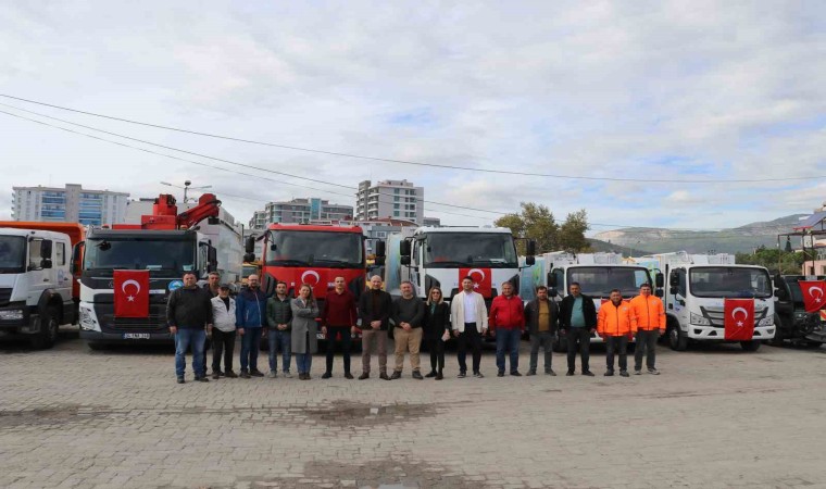 Başkan Arıkan; Söke Belediyesine 8 yeni hizmet aracı daha kazandırdı