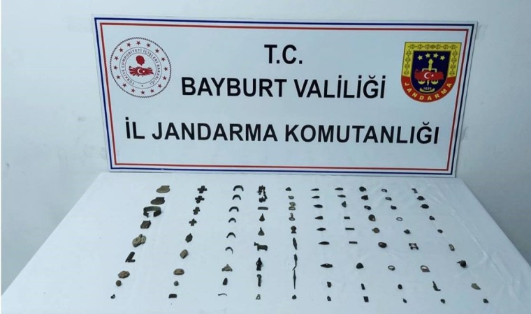 Bayburtta Roma ve Bizans dönemine ait 91 parça tarihi eser ele geçirildi