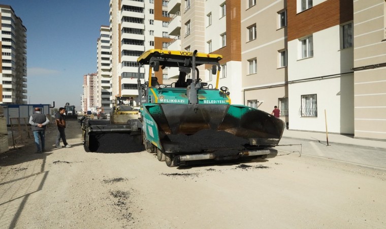 Belsinde asfalt çalışması yapıldı