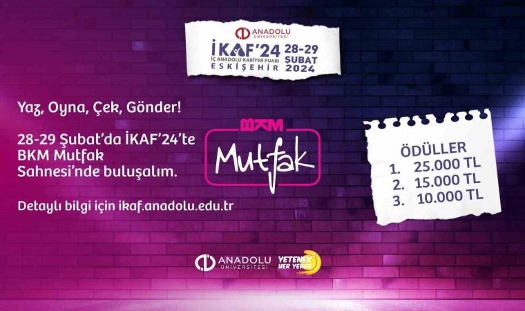 BKM Mutfak İKAF24 ile genç yetenekleri arıyor