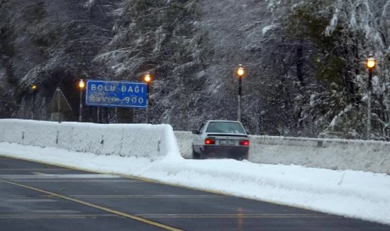 Bolu Dağı’nda kar yağışı durdu, ulaşım normale döndü