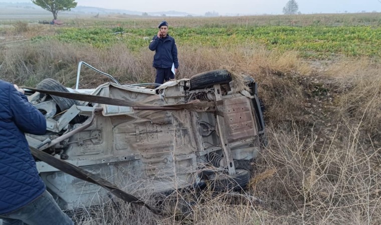 Burdurda şarampole yuvarlanan otomobildeki üniversite öğrencisi hayatını kaybetti