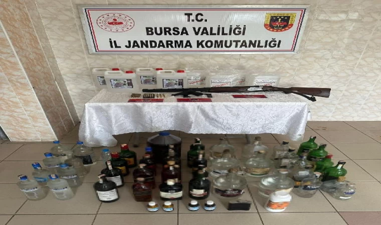 Bursa’da 100 bin TL değerinde sahte içki ele geçirildi; 1 gözaltı