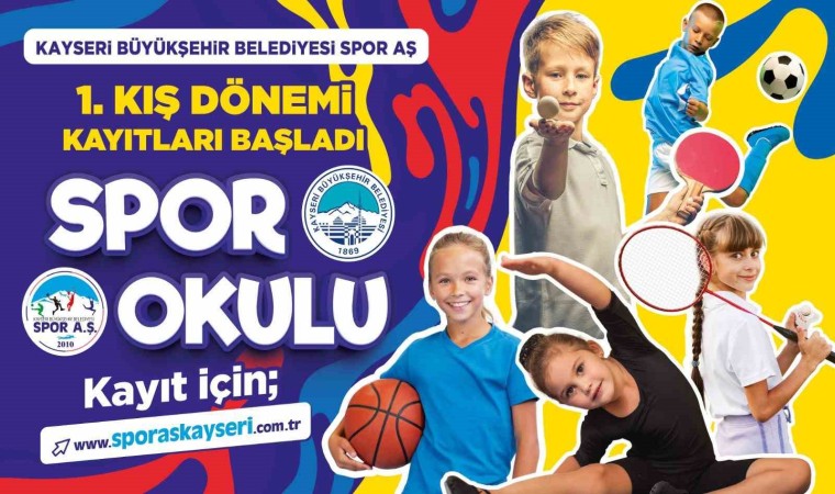 Büyükşehir Spor A.Ş. 1inci Kış Dönemi Spor Okulları kayıtlarını başlattı