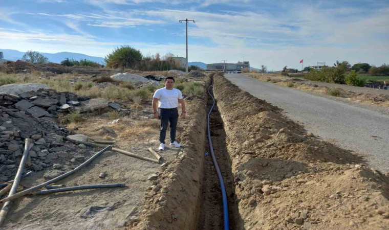 Caferbeyin içme suyu hattı yenileniyor