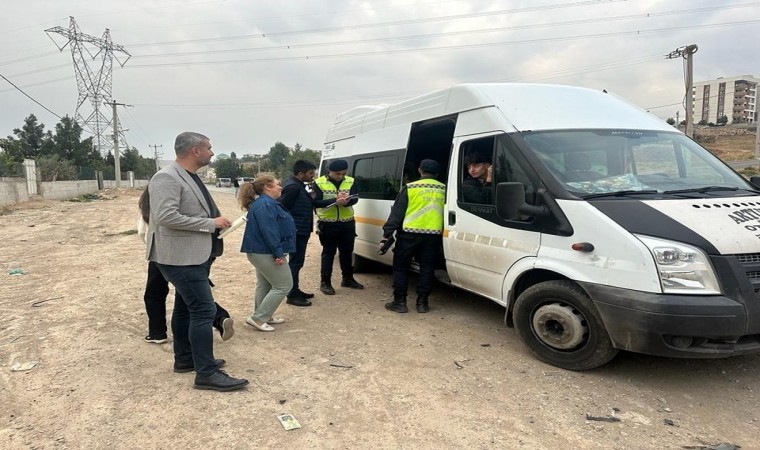 Cizrede öğrenci servisleri denetlendi