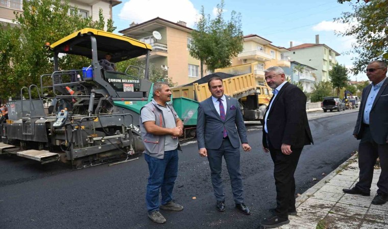 Çorum Belediyesinden 4 yılda 400 bin ton asfalt