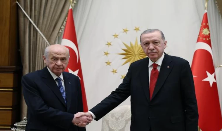 Cumhurbaşkanı Erdoğan, Bahçeli ile görüştü