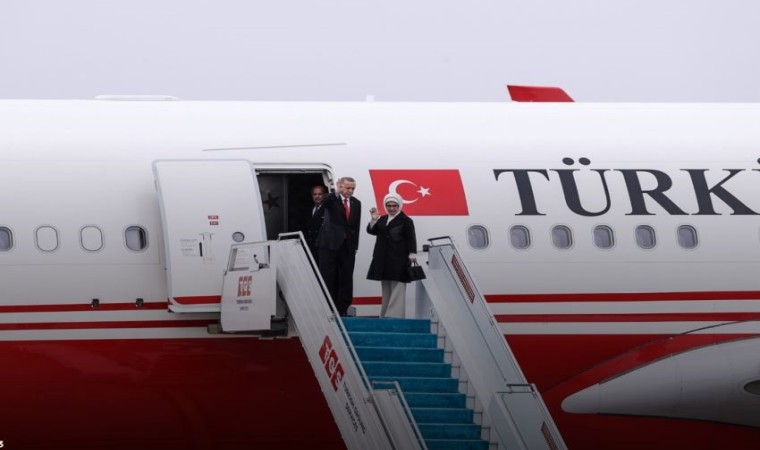 Cumhurbaşkanı Erdoğan, Özbekistandan ayrıldı