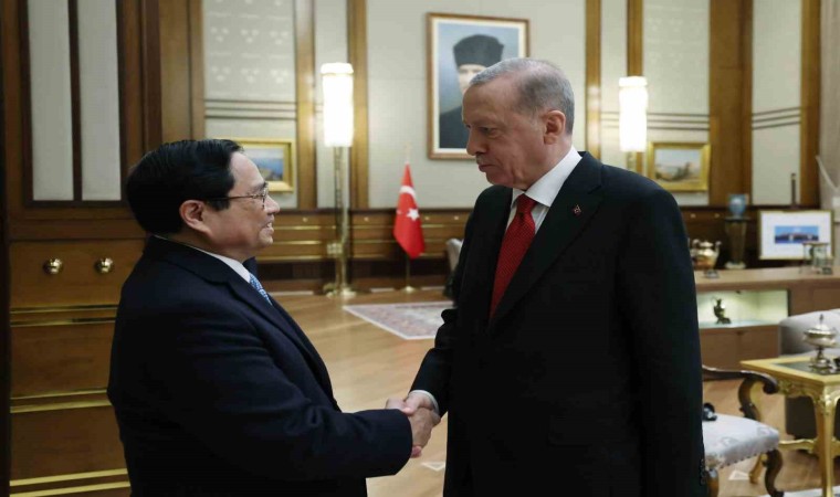 Cumhurbaşkanı Erdoğan, Vietnam Başbakanı Pham Minh Chinhi kabul etti