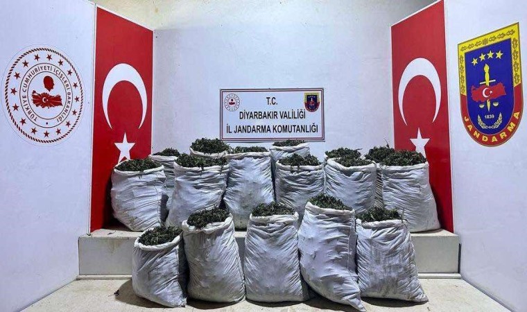 Diyarbakırda 532 kilo esrar maddesi ele geçirildi