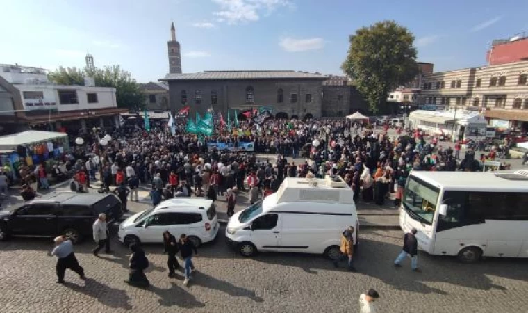 Diyarbakır’da cuma namazı çıkışı İsrail protestosu