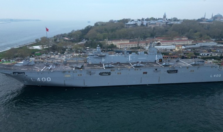 Dünyanın ilk SİHA gemisi TCG Anadoluyu 4 bin 445 kişi ziyaret etti