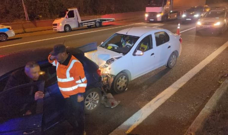 Düzce’de Anadolu Otoyolunda zincirleme kaza: 6 yaralı