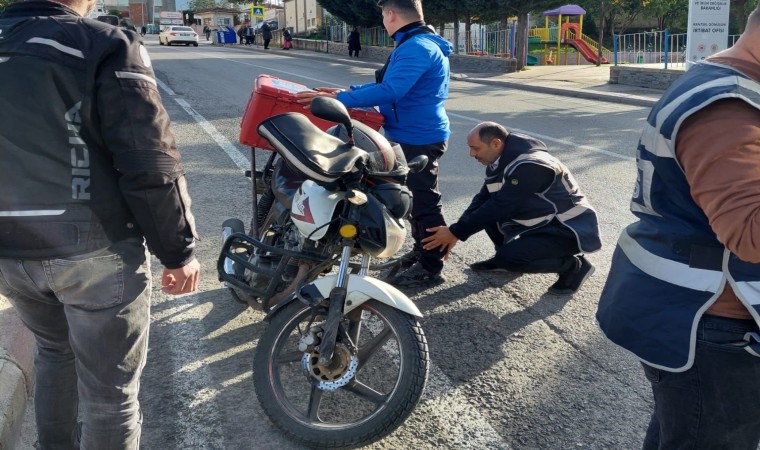 (Düzeltme) Samsunda polisten motosiklet uygulaması