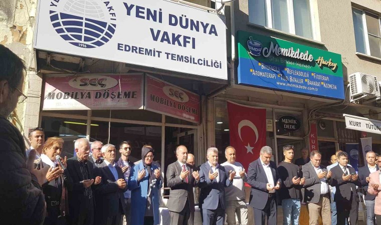 Edremitte Yeni Dünya Vakfı Temsilciliği görkemli törenle açıldı