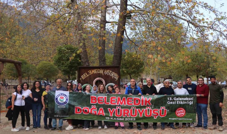 Eğitim-Bir-Sen Adana üyeleri Belemedikte doğa yürüyüşü yaptı