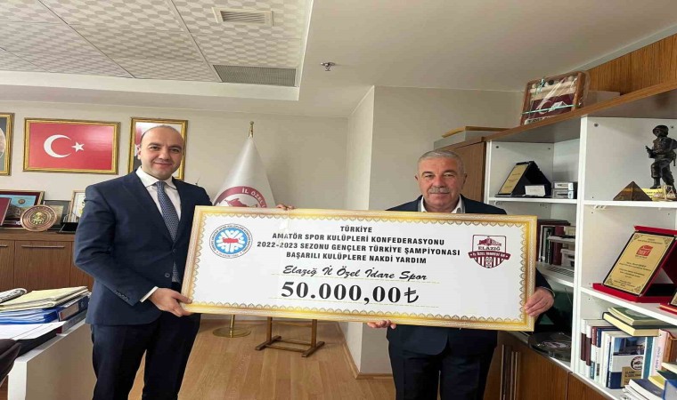 Elazığ İl Özel İdaresi Spor Kulübü ödüllendirildi