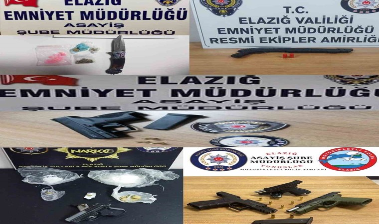 Elazığ polisi suçlulara göz açtırmıyor