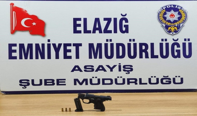 Elazığda güven uygulaması: Ruhsatsız silah ve uyuşturucu madde ele geçirildi