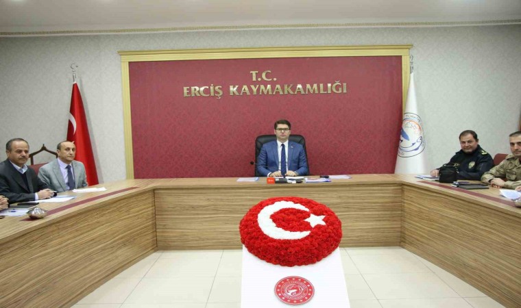 Ercişte kış tedbirleri toplantısı yapıldı