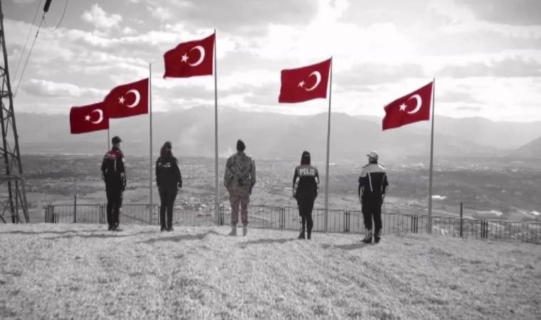 Erzincan Emniyet Müdürlüğünden Atatürke özel video klip